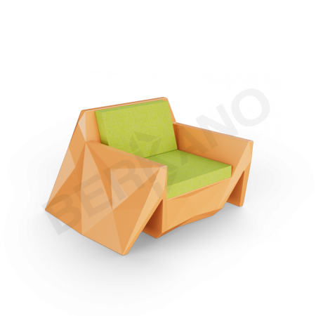 Кресло Quaro с подушками Orange, Green