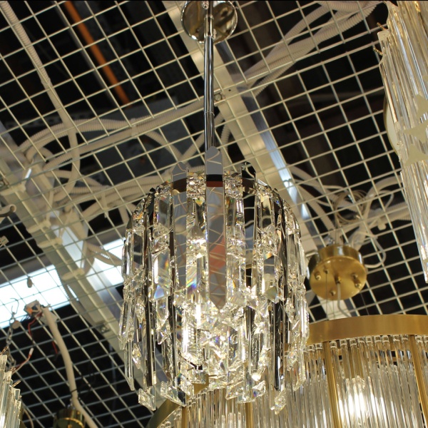 Подвесной светильник Cloyd ALCATRAZ-A P3 / Ø23 см - хром (арт.10601) от интернет-магазина IDODOM.RU