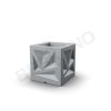 Кашпо Icelandic Cube DB серого цвета