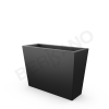Кашпо Trapezio 70H DB Coal Black