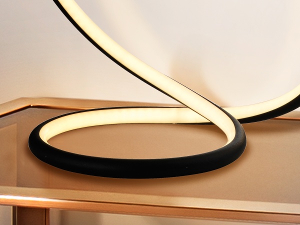 Настольная лампа Infinito черная от интернет-магазина IDODOM.RU