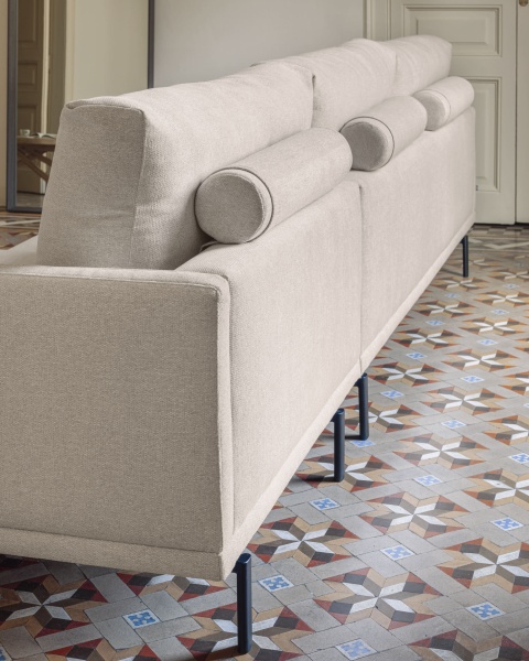 Galene 4-местный диван с правым шезлонгом бежевого цвета 314 см от интернет-магазина IDODOM.RU