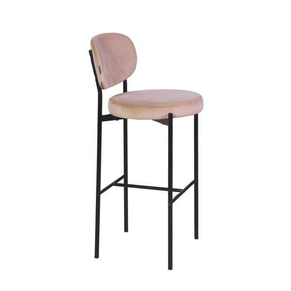 Стул барный Mason, бархат бежевый 5 от интернет-магазина IDODOM.RU