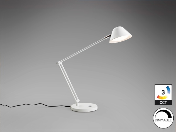 Taros Настольная лампа1L белая от интернет-магазина IDODOM.RU