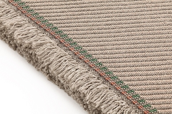 Подушка-ролл GL Diagonal almond-ivory большая от интернет-магазина IDODOM.RU