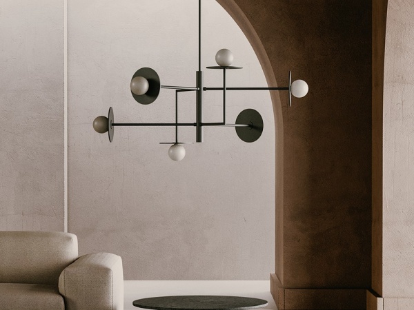 Подвесной светильник Miro 6L / металлические диски 1289/20 от интернет-магазина IDODOM.RU