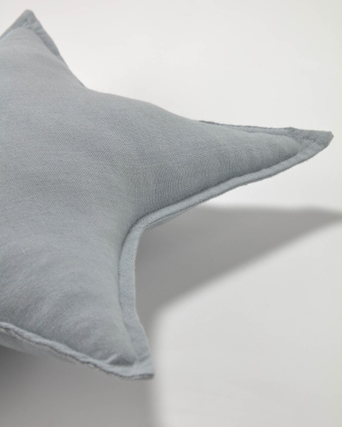 Подушка Noor в форме звезды синяя 44 x 30 см от интернет-магазина IDODOM.RU