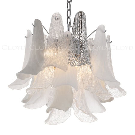 Люстра Cloyd WASABI C7 / Ø50 см - керамика - хром (арт.11448) от интернет-магазина IDODOM.RU