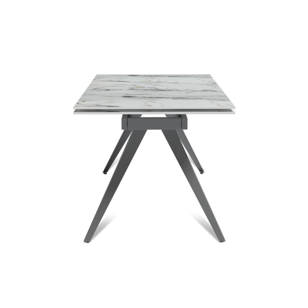 Стол раскладной Asti (140+40+40), керамика глянцевая Ice Jade от интернет-магазина IDODOM.RU