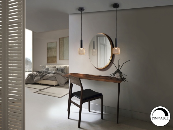 Подвесной светильник Sincro 1L черный/золотой от интернет-магазина IDODOM.RU