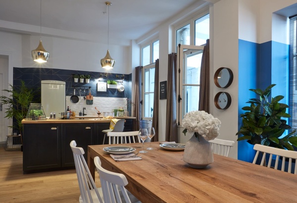 Обеденный стол Vivy 200(280)x100 состаренный дуб от интернет-магазина IDODOM.RU