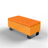 Скамейка Brick 120 Orange, Orange