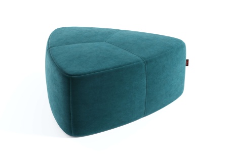 Пуф Медиатор 100 - Клаб иск. замша