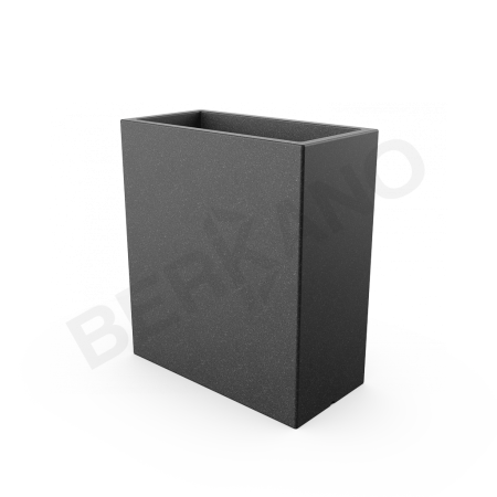 Кашпо Cubric 90*80 DB Black Granite