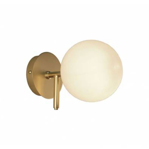 Бра Atom латунь/белый плафон от интернет-магазина IDODOM.RU