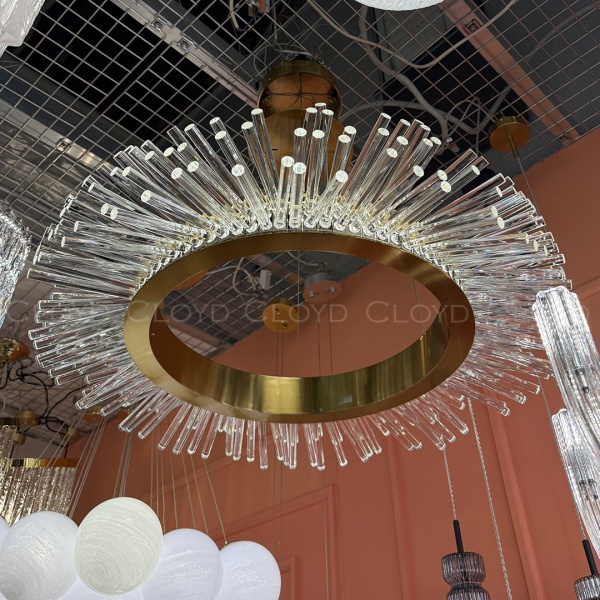 Люстра Cloyd LEPTONE C1 / Ø62 см - латунь (арт.11528) от интернет-магазина IDODOM.RU