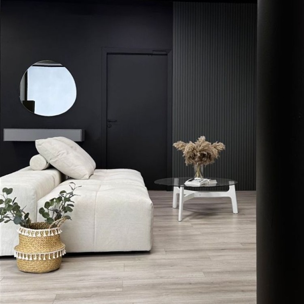 Журнальный столик Woddy D900 массив + стекло / опоры белая глазурь от интернет-магазина IDODOM.RU