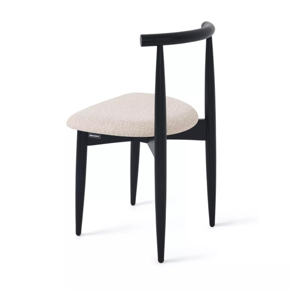 Стул Diana, бук натуральный (эмаль черная), бежевый от интернет-магазина IDODOM.RU