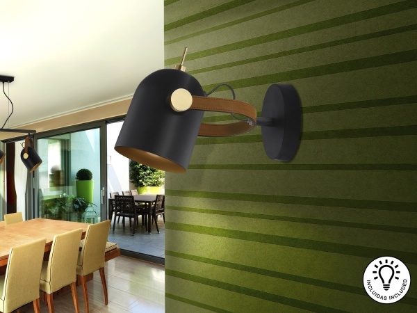 Бра Adame 1L черный/золото от интернет-магазина IDODOM.RU