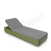 Шезлонг Grace Olive green, Graphite