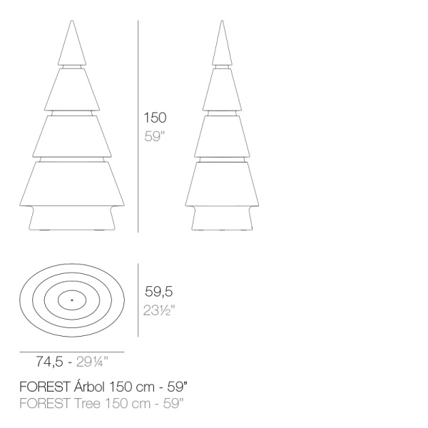 Светящееся дерево Forest 150 cm от интернет-магазина IDODOM.RU