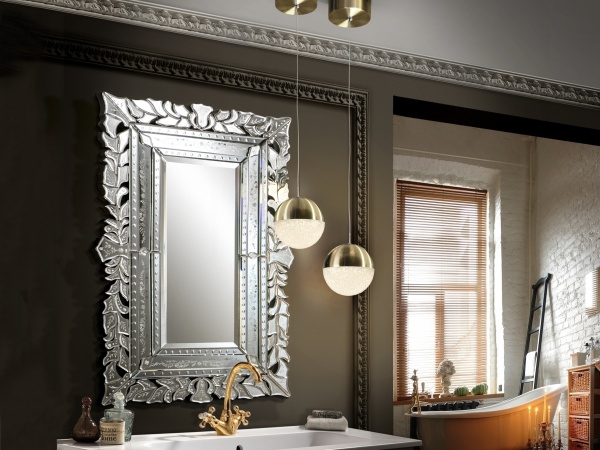 Подвесной светильник Sphere 1L Ø12 латунный от интернет-магазина IDODOM.RU