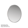 Зеркало круглое Varket Nimbus 1200 от интернет-магазина IDODOM.RU