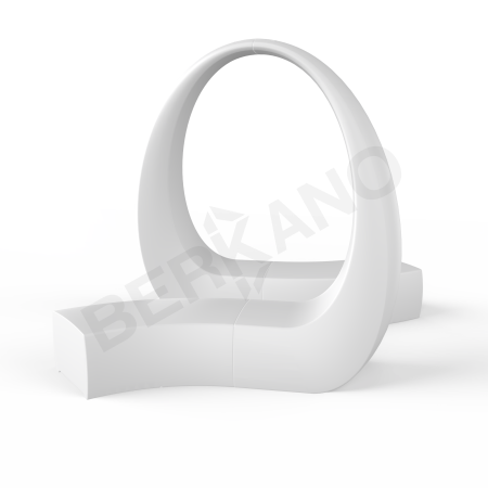 Скамья Track Loop Snow White от интернет-магазина IDODOM.RU