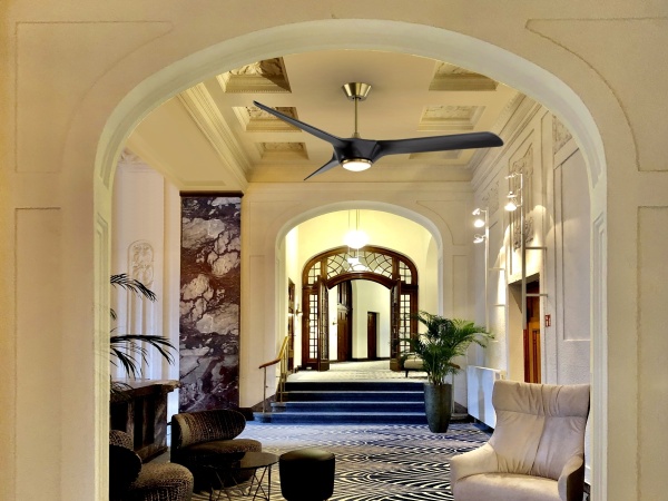 Потолочный вентилятор с освещением Alisios черно-бронзовый D152 от интернет-магазина IDODOM.RU