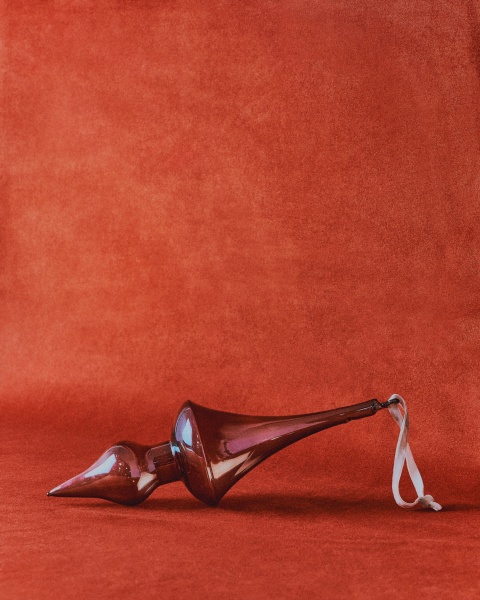 Набор из 2 подвесных украшений Talnea из коричневого переработанного стекла, 29,5 см от интернет-магазина IDODOM.RU