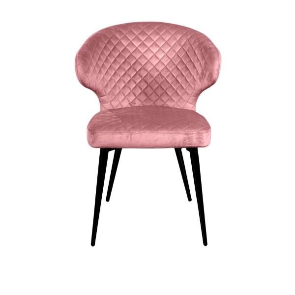 Стул Richard ромб, бархат пудровый 15 от интернет-магазина IDODOM.RU