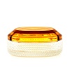 Шкатулка Cloyd CHASSE Box / шир. 13 см - желт. стекло (арт.50018)