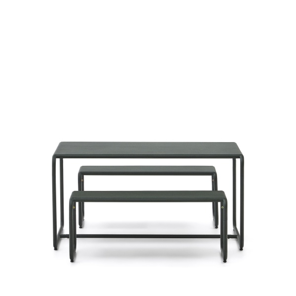 Sotil Детский набор из 2 скамеек и стола из оцинкованной стали от интернет-магазина IDODOM.RU