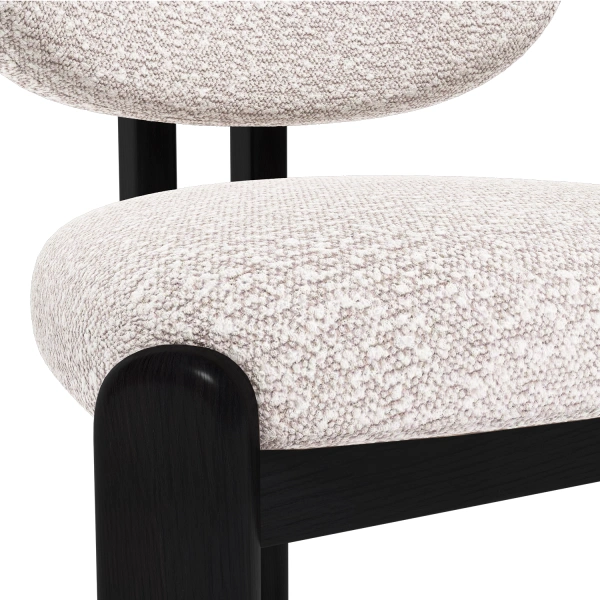 Стул Galloti, бук черный, букле noble 000 от интернет-магазина IDODOM.RU