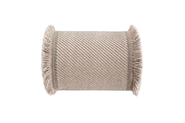 Подушка-ролл GL Diagonal almond-ivory большая от интернет-магазина IDODOM.RU