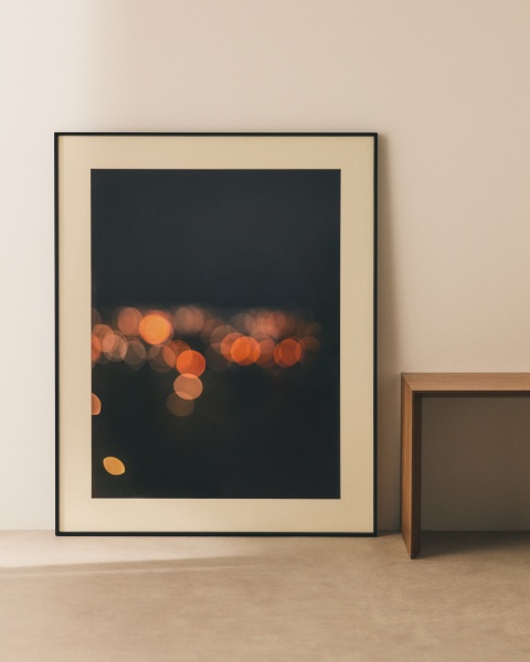 Картина Zavira с фотографией огней Барселоны 50 x 70 см от интернет-магазина IDODOM.RU