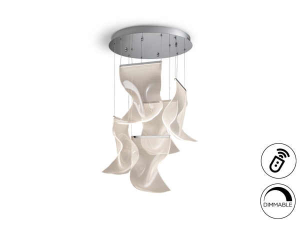 Люстра Velos II 5L хромированная DIM от интернет-магазина IDODOM.RU