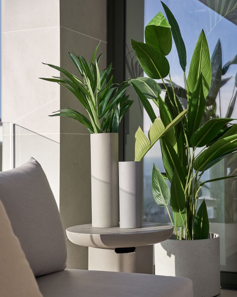 Комплект уличной мебели Zaltana 2 дивана и стол с черной матовой отделкой от интернет-магазина IDODOM.RU