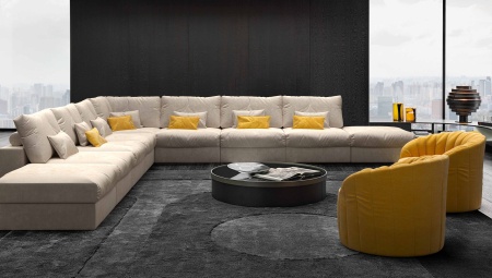 Модуль диван Элизиум угловой - Эконом микровелюр