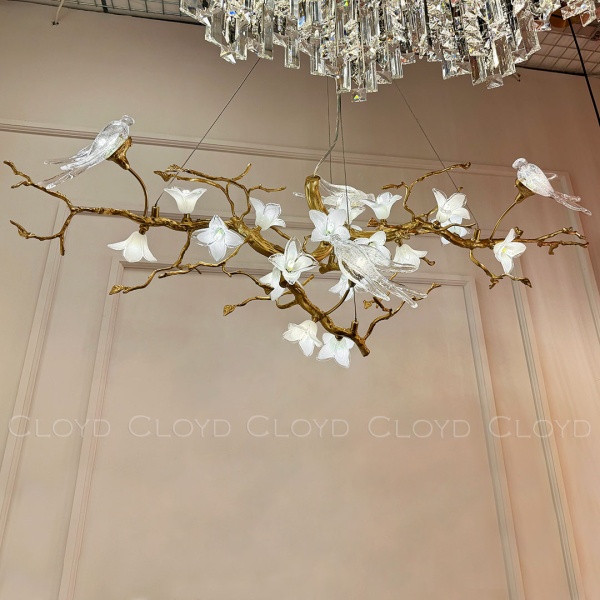 Люстра Cloyd SIRIN C22 / шир. 125 см - латунь (арт.11107) от интернет-магазина IDODOM.RU