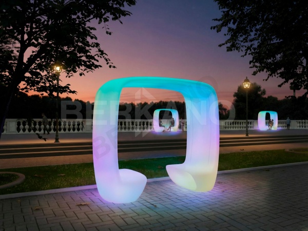 Скамья Phone Square Snow White от интернет-магазина IDODOM.RU