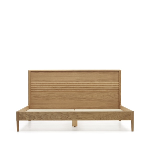 Lenon Кровать из шпона дуба для матраса 160 x 200 см от интернет-магазина IDODOM.RU