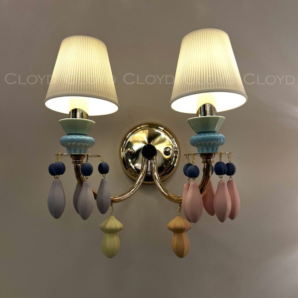 Бра Cloyd LOTTIE-A W2 - цветная керамика (арт.20291) от интернет-магазина IDODOM.RU