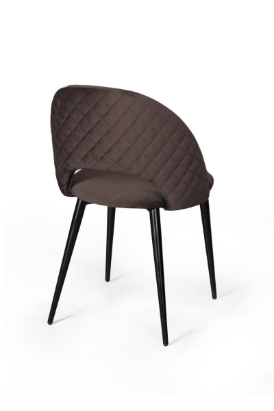 Стул Max ромб, бархат антрацит 14 от интернет-магазина IDODOM.RU