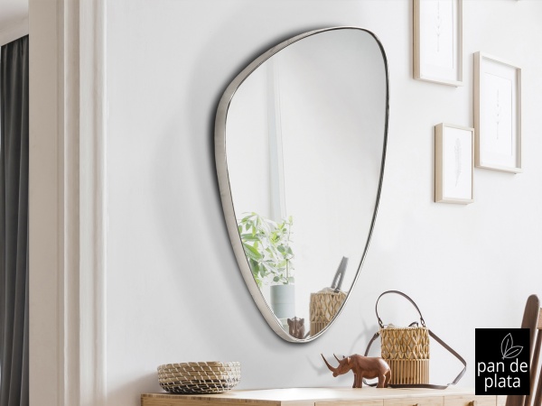 Зеркало треугольное Orio 84х55 серебро от интернет-магазина IDODOM.RU