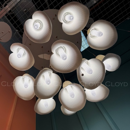 Люстра Cloyd OSANNA C13 / Ø60 см - керамика - белый (арт.11889) от интернет-магазина IDODOM.RU