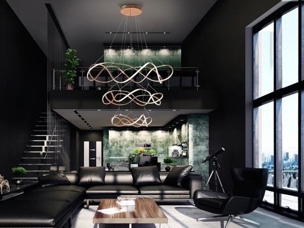 Люстра Molly 3 кольца Ø110 розовое золото DIM от интернет-магазина IDODOM.RU