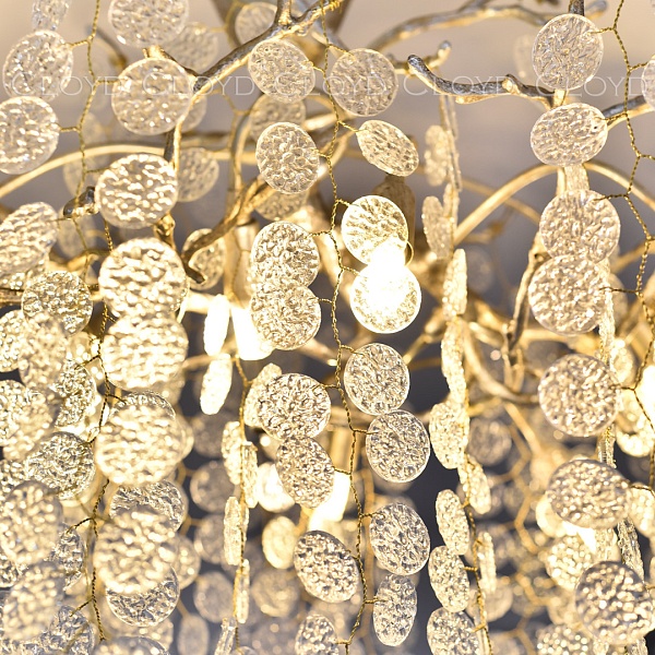 Люстра Cloyd HAOMA C8 / выс. 50 см - латунь (арт.11109) от интернет-магазина IDODOM.RU