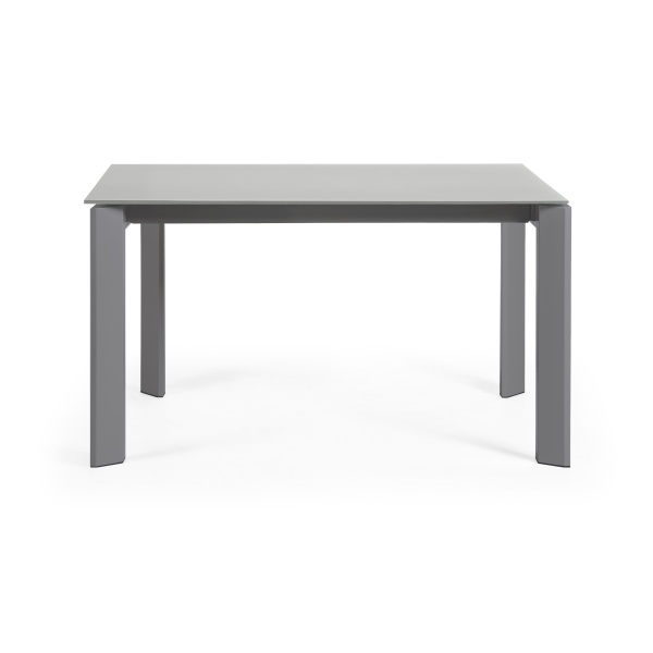 Стол Atta 140 (200) x90 темно-серый, стекло от интернет-магазина IDODOM.RU