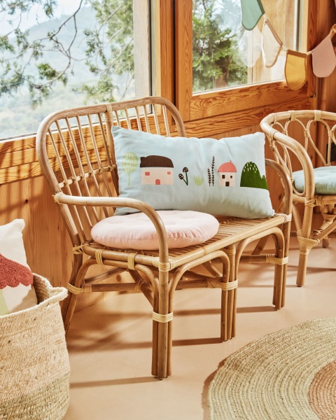 Детская скамейка из ротанга Marzieh 67 см от интернет-магазина IDODOM.RU